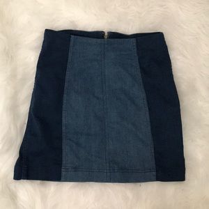 Free people Denim mini skirt